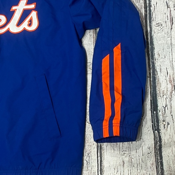 New York Mets Boys Youth Stitched Nike Sports MLB Zip Up Jacket - Picture 4 of 6